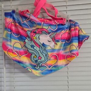 Wonder Nation Pink and Blue Unicorn Bikini